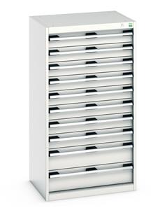 Bott Drawer Cabinets 525 Depth with 650mm wide full extension drawers Bott Cubio 10 Drawer Cabinet 650W x 525D x 1200mmH